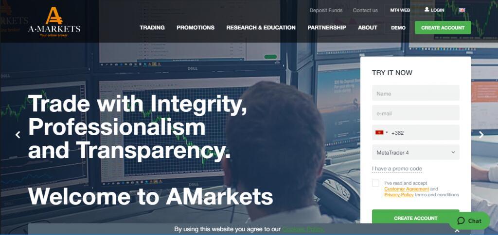 AMarkets Forex Broker Review